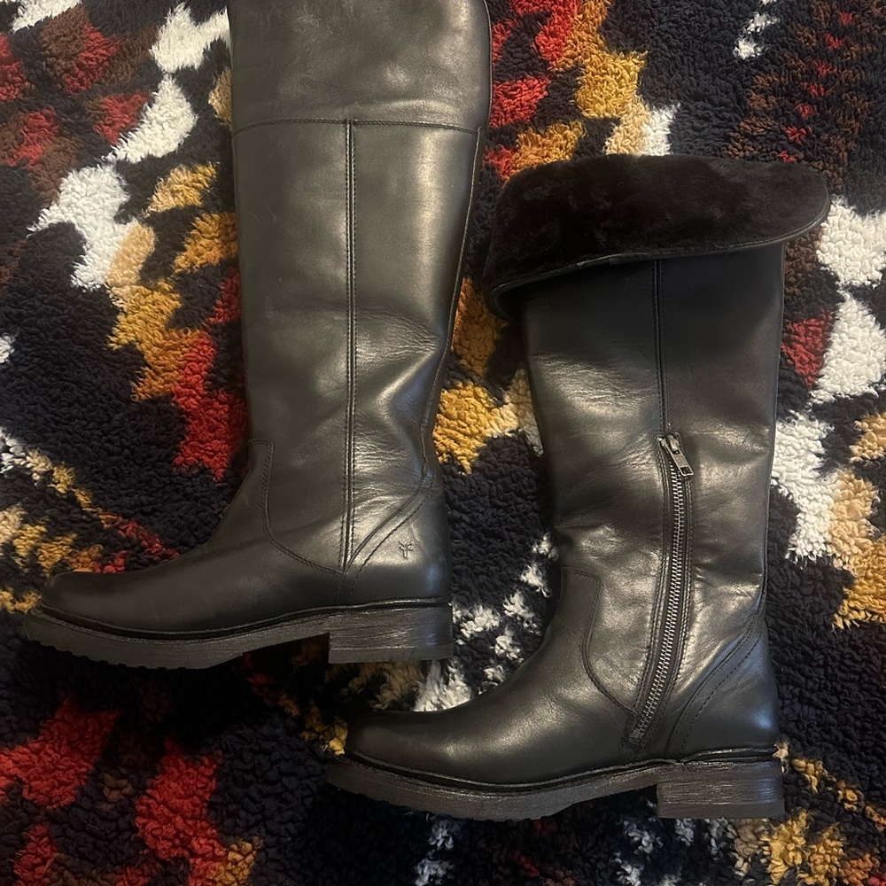 Frye Veronica shearling tall winter boot